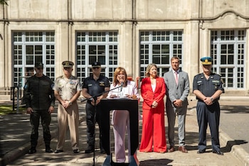 Patricia Bullrich y Alejandra Monteoliva