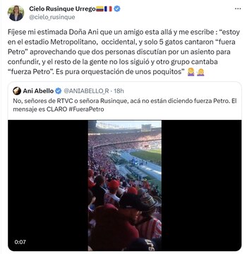 La exfuncionaria señaló que la