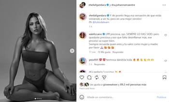 Sheila Gándara reapareció en Instagram con lo que fue interpretado como un mensaje personal antes de la final de 'La casa de los famosos Colombia' - crédito @sheilafgandara/Instagram