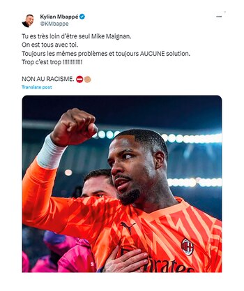Mbappé contra el racismo: