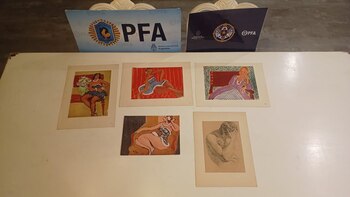 As cinco impressões que correspondem ao