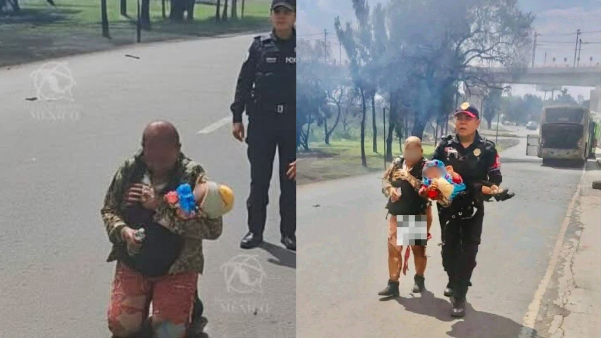 Alicia arriesgó su propia vida para proteger a su nieta. (Redes sociales)