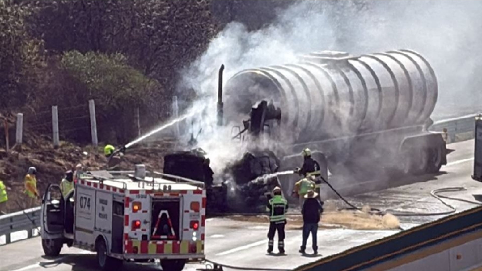 Accidentte vial carretera Mexico-Puebla Chalco Edomex