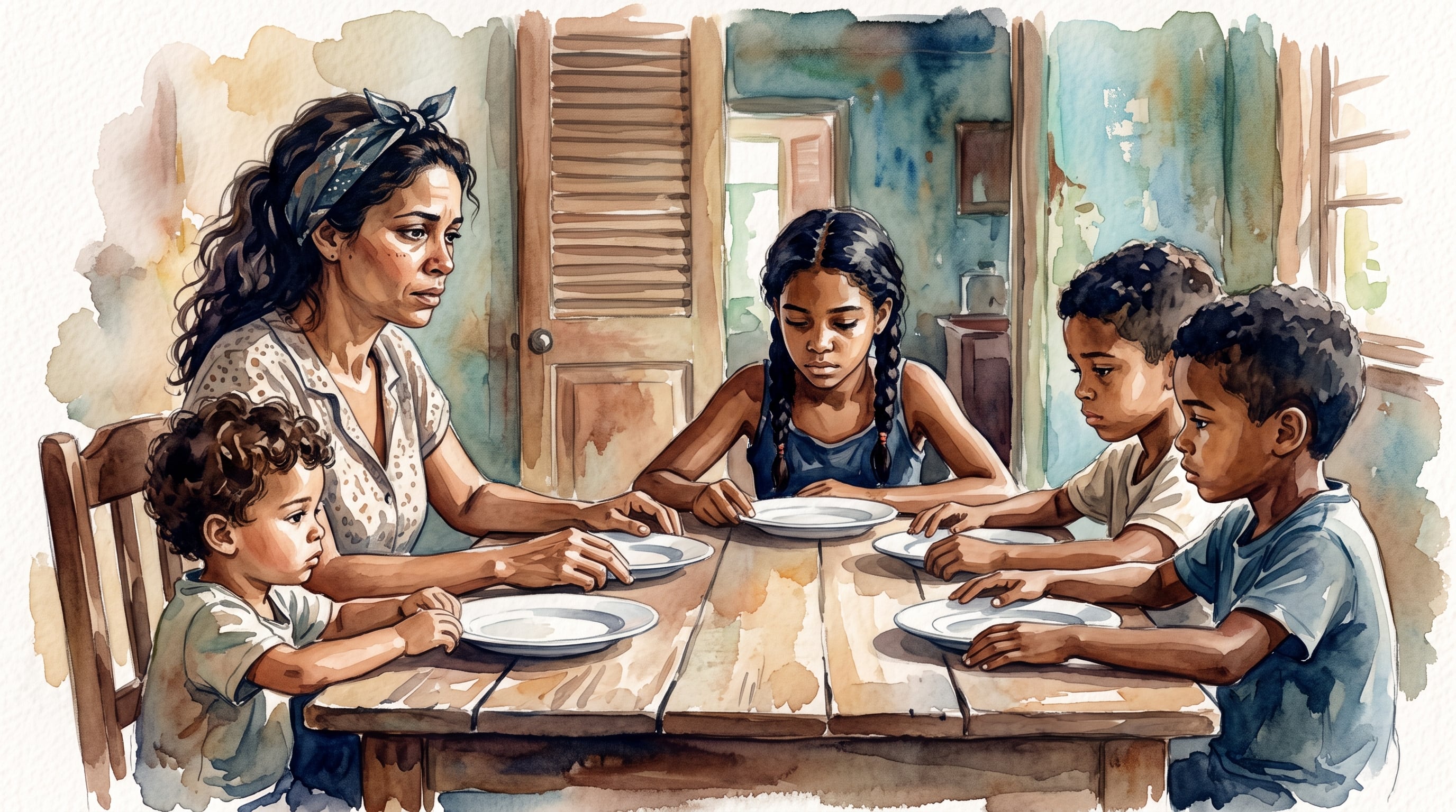 Sin pan, sin luz y sin aulas estables. El impacto de la crisis cubana golpea directamente el bienestar y el desarrollo de niños y adolescentes. (Imagen Ilustrativa Infobae)