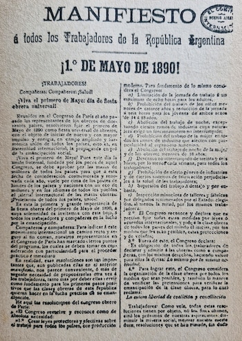 El manifiesto que dieron a