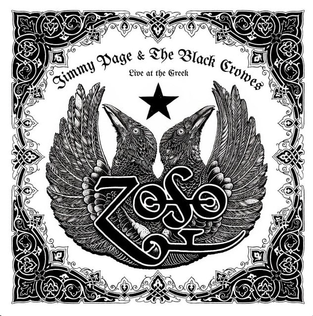 Live at the greek, Jimmy Page y The black crowes