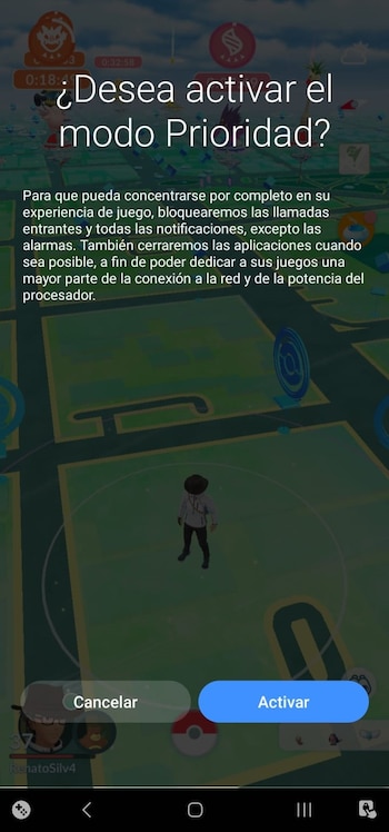 La aplicación Game Booster de