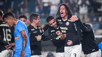 Festejo de Williams Riveros tras