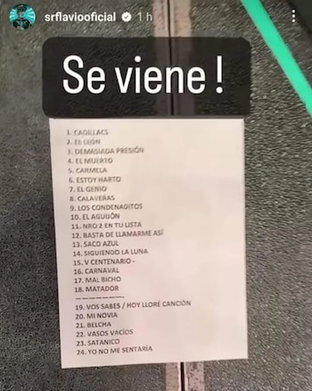 Esta sería la lista de