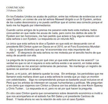 De Soto indicó que el