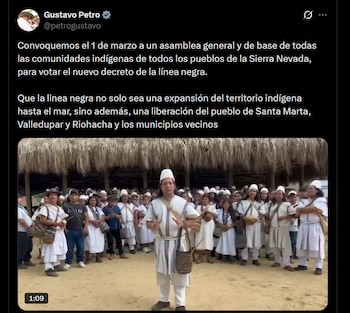 El presidente Gustavo Petro mencionó