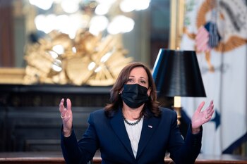 La vicepresidenta de EE.UU., Kamala