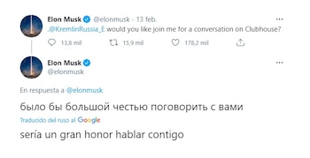 El mensaje de Musk, en