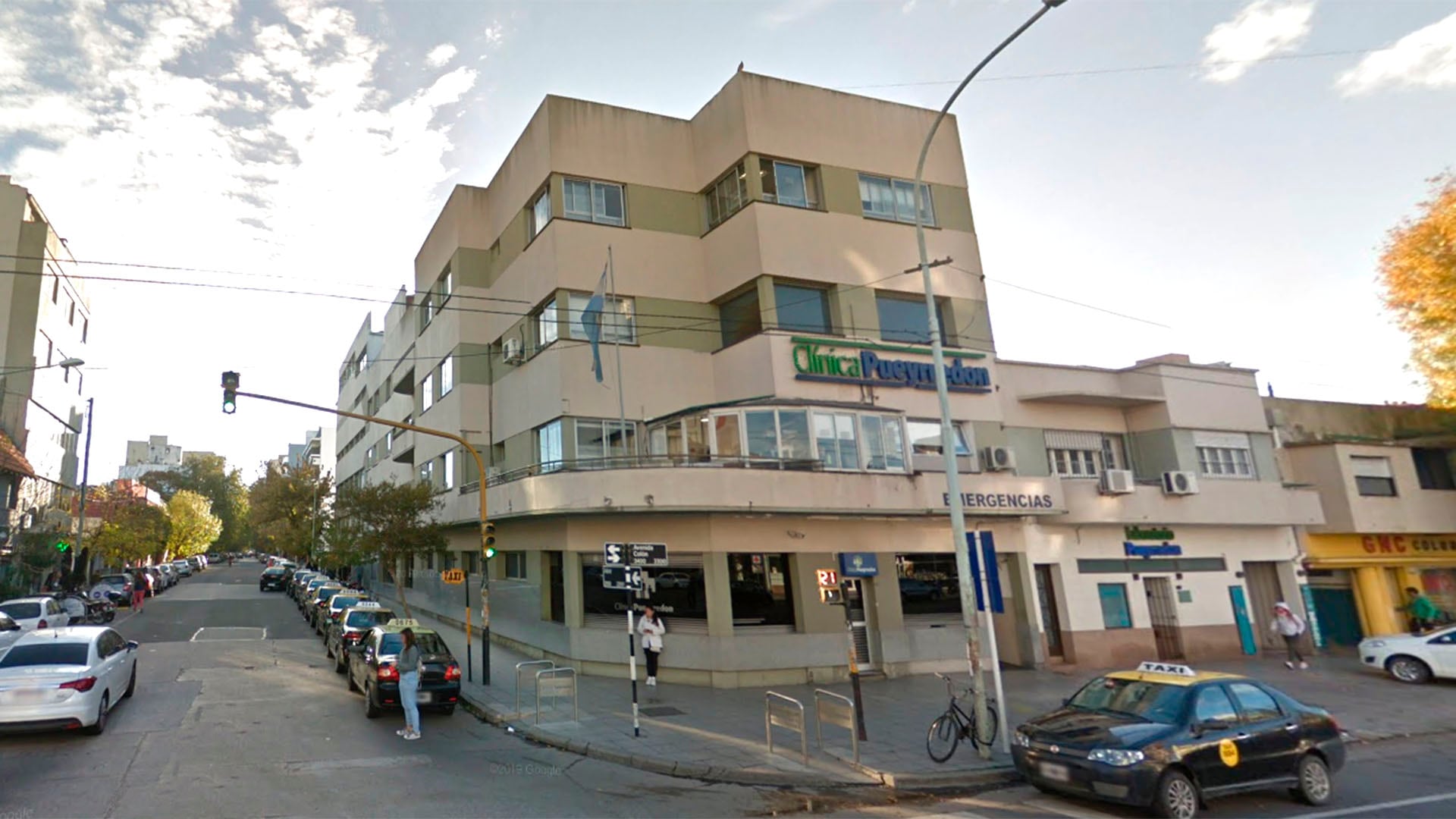 La clínica en donde permaneció internada la joven