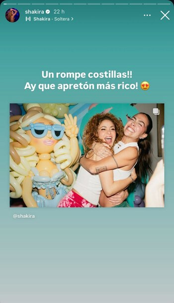 Shakira dedicó un emotivo mensaje