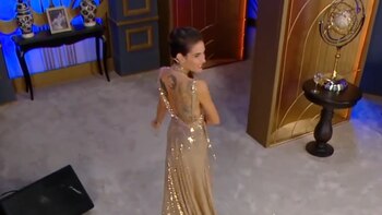 Juana Viale lució el vestido