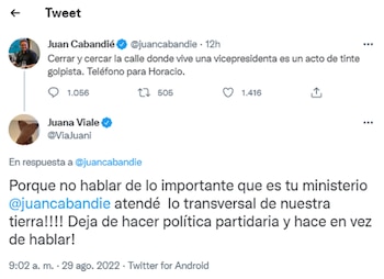 El tuit de Juan Cabandié