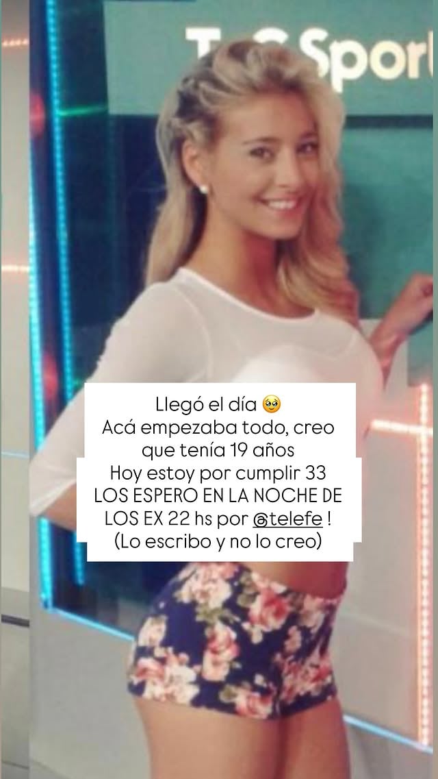 La imagen retro compartida por de Sol Pérez, ante el nuevo proyecto profesional que la presentadora iniciará en Telefe