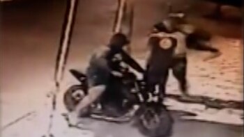 captura del momento del robo