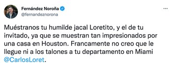 Fernández Noroña salió en defensa