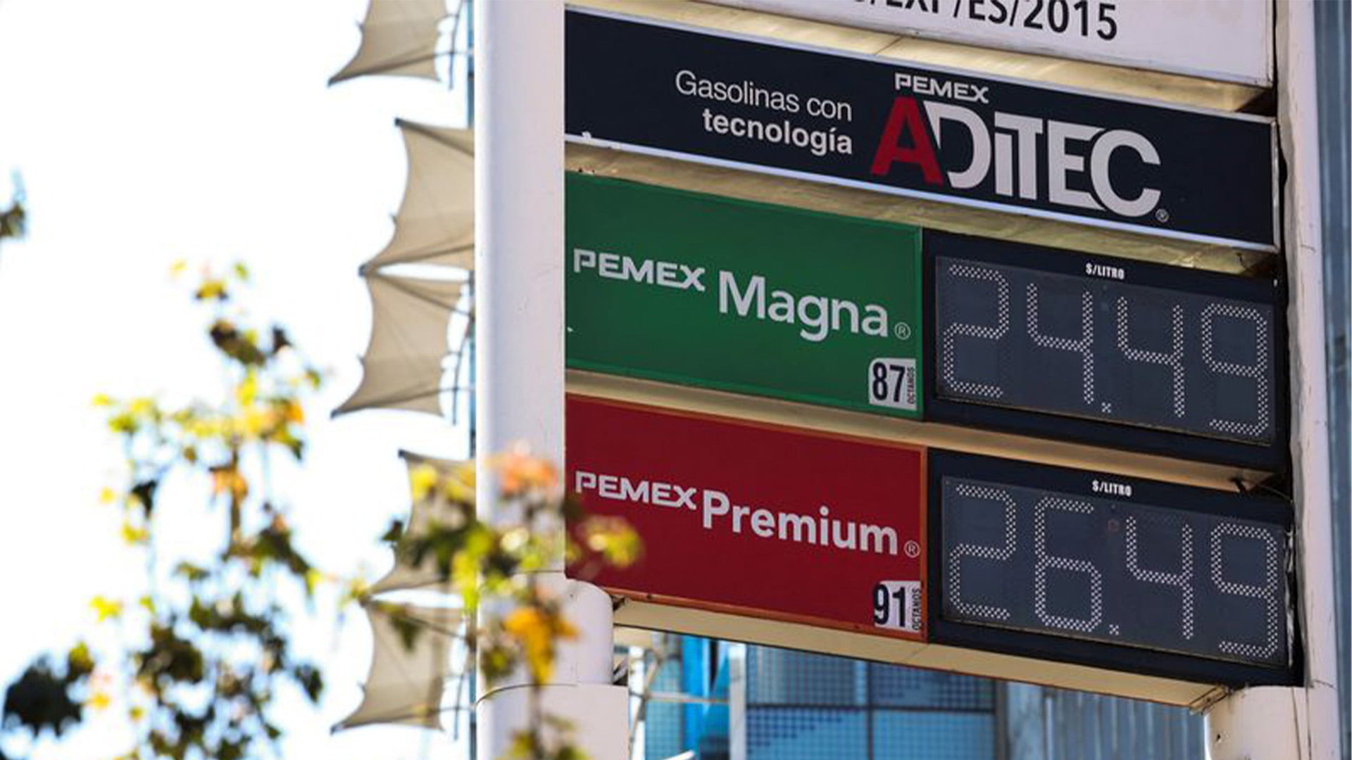 San Luis Potosí reportó el precio más bajo de gasolina regular con 23.21 pesos por litro, mientras Monterrey alcanzó el costo más alto con 24.99 pesos. Crédito: REUTERS/Raquel Cunha