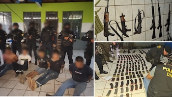 Las autoridades indicaron que los sospechosos presuntamente abastecían de armas a redes de tráfico transfronterizo vinculadas con el narcotráfico.
