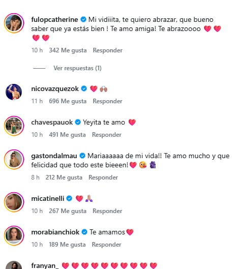 Amigos y colegas le acercaron su apoyo a Mery del Cerro a un año de su cirugía por un tumor abdominal