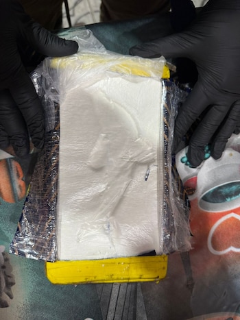 Los ladrillos de cocaína incautados