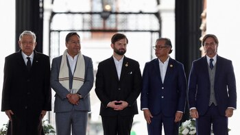 Gabriel Boric reivindicó la democracia