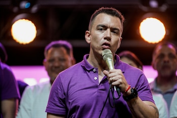 El presidente y candidato Daniel