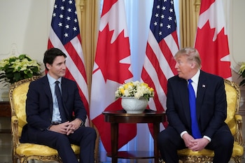 Reunión de Trump y Trudeau