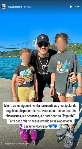 El primer posteo de Mauro