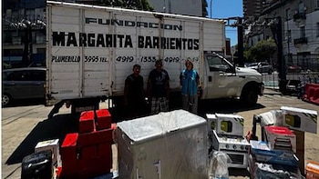 Parte de los elementos fueron