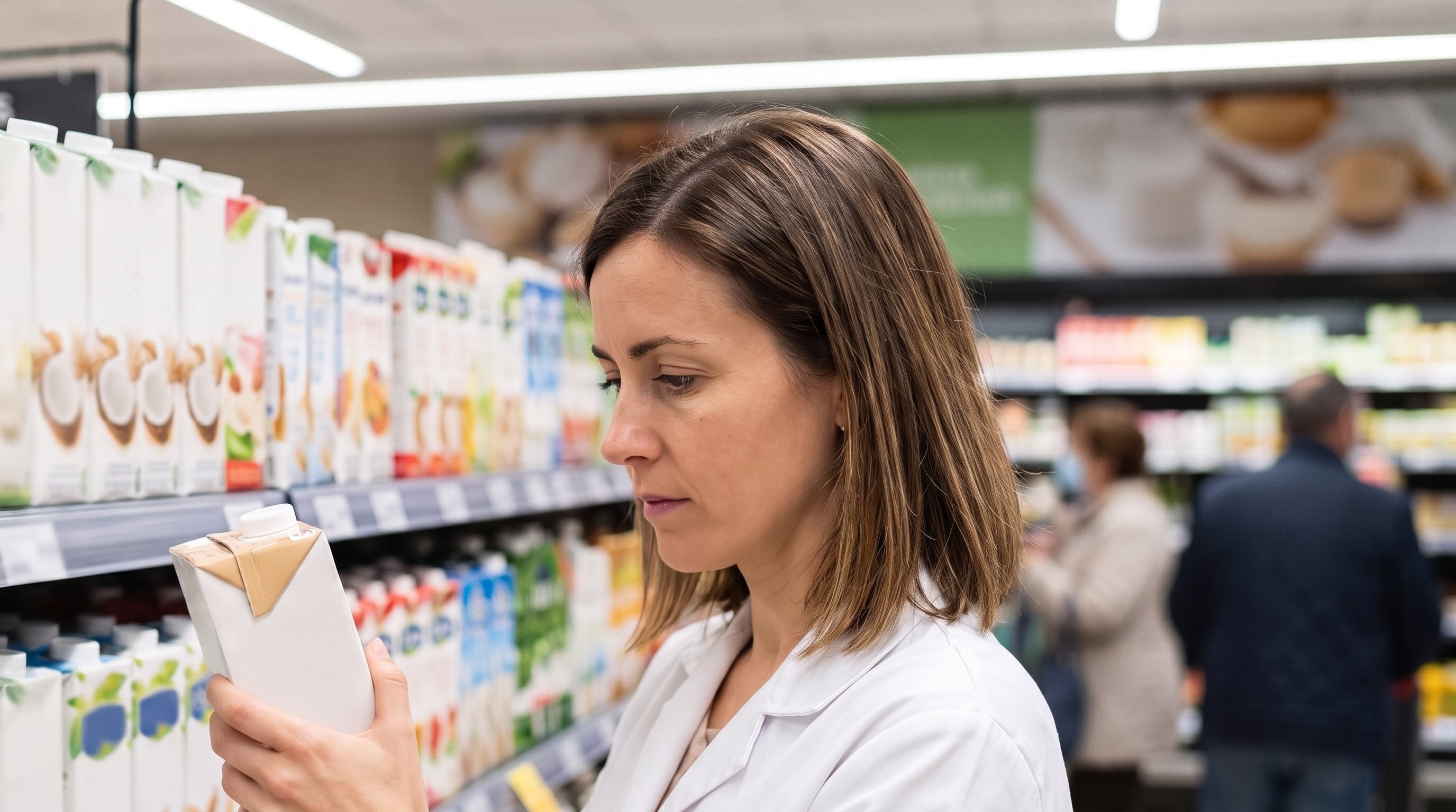 El análisis detallado del etiquetado permite identificar la composición real de las bebidas vegetales y elegir opciones con menor contenido de azúcares añadidos y mayor aporte de nutrientes clave como calcio y vitaminas. (Imagen Ilustrativa Infobae)