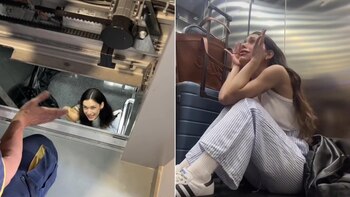 La joven tuvo que esperar