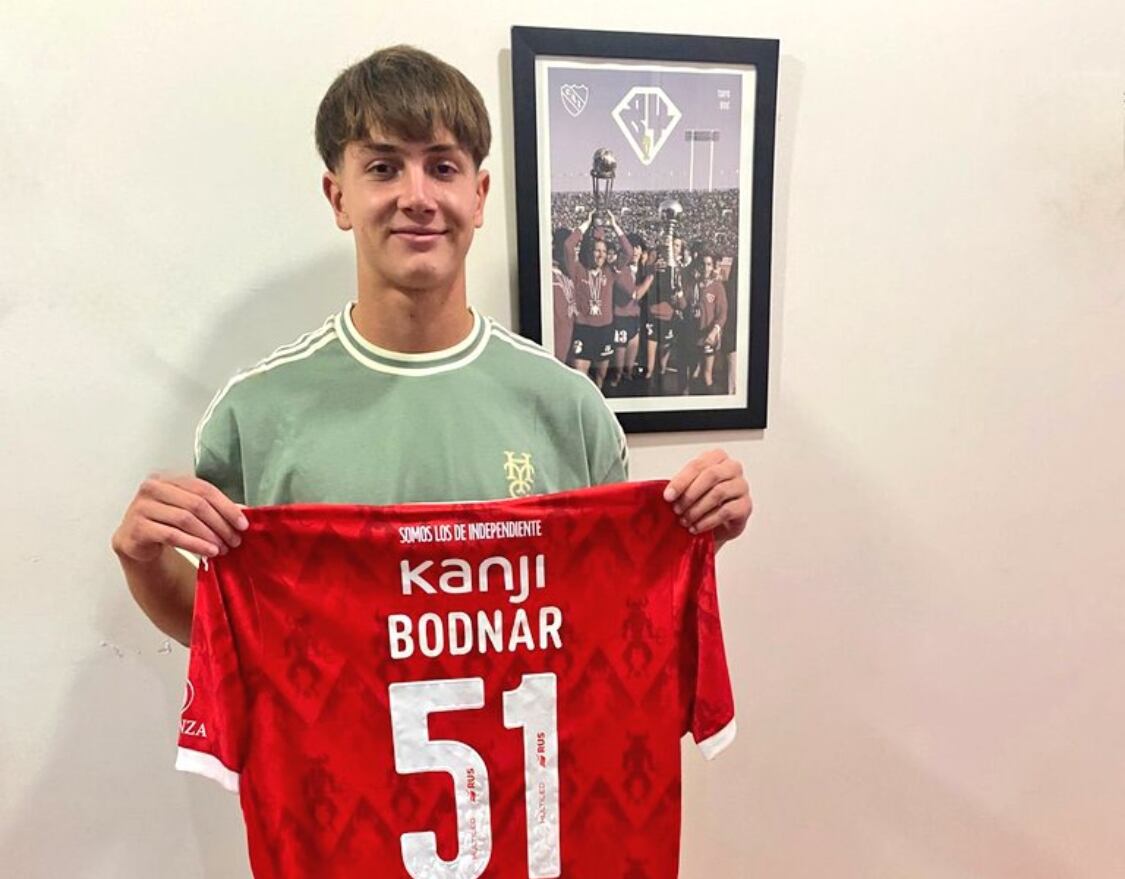 El juvenil de Independiente Simón Bodnar fue citado para la selección húngara Sub 17 (Foto: Independiente)