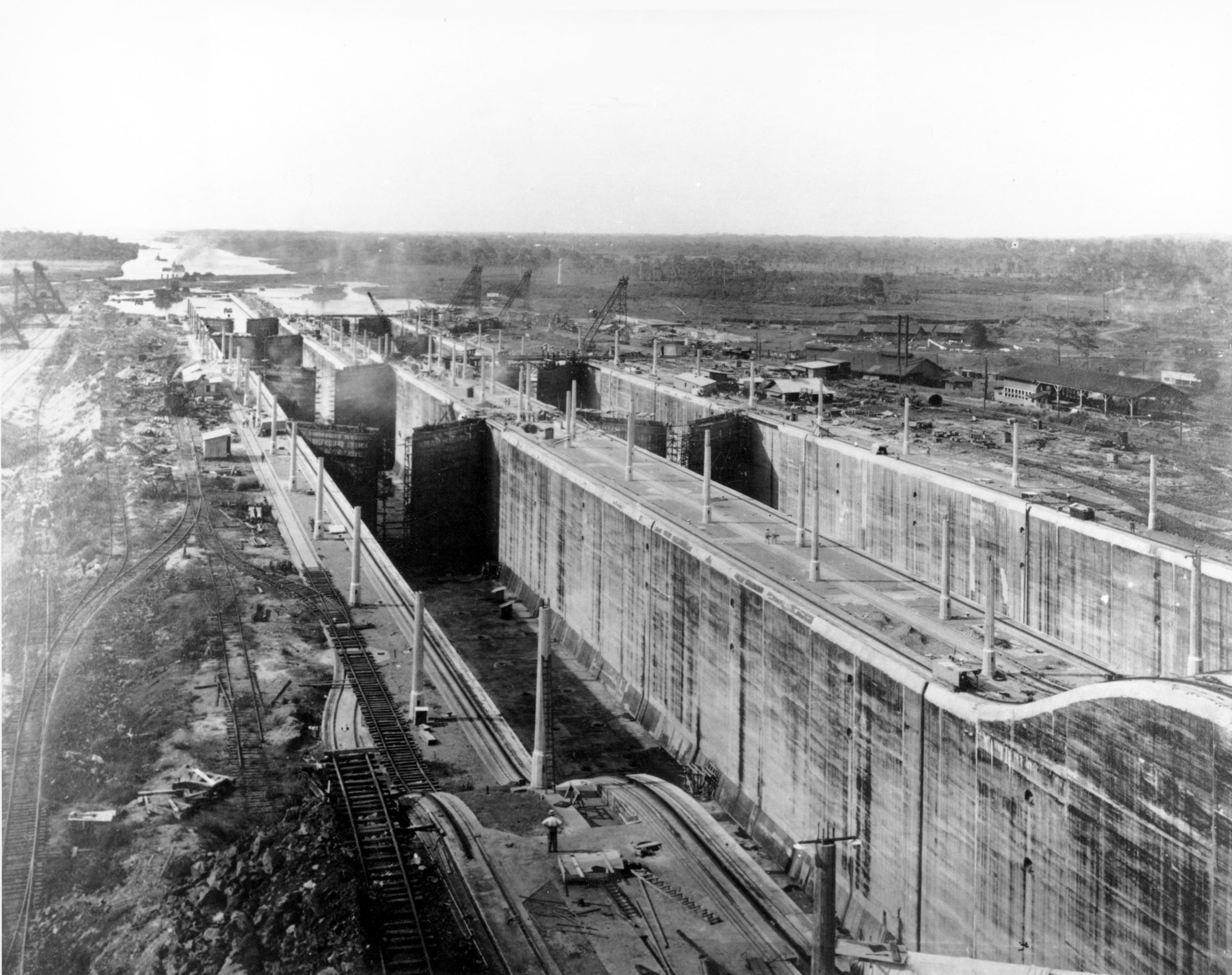 Estados Unidos retomó la construcción del Canal en 1904 tras el fracaso del proyecto francés y la obra fue completada una década después. (AP Foto, Archivo)