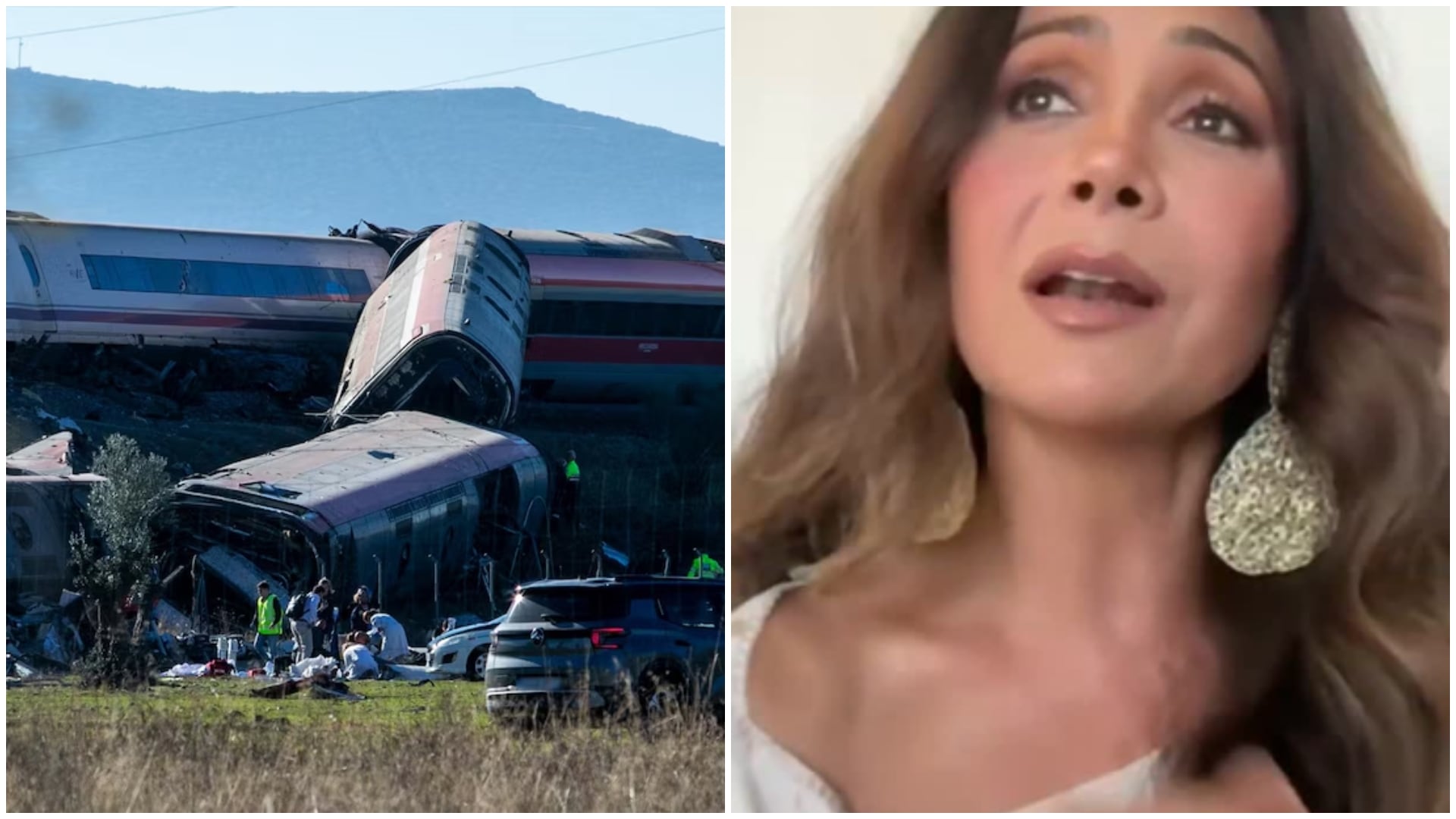 Patricia Manterola planeaba viajar en tren a Toledo antes de conocer el trágico choque que dejó más de 60 muertos