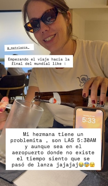 Camila Sodi viaja con su hermana a la final del Mundial