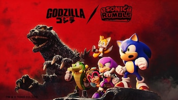 Godzilla invade Sonic Rumble en