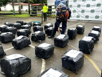 La información fue remitida a Guardacostas de Urabá y al Batallón Fluvial de Infantería de Marina N.º 16, que se desplazaron para verificar una posible carga ilícita en un buque - crédito Armada de Colombia