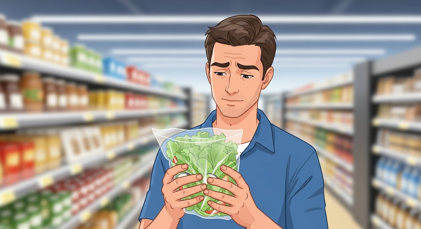 La ensalada en bolsa presenta riesgo de contaminación por Listeria monocytogenes, una bacteria capaz de multiplicarse a bajas temperaturas (Imagen Ilustrativa Infobae)