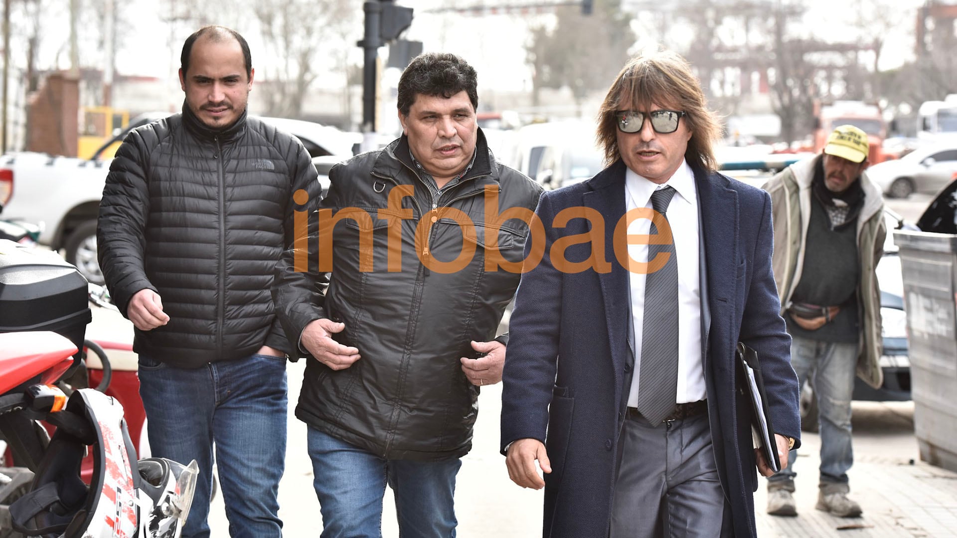 2018: Ulloa junto a su ex abogado, Adrián Tenca (Adrián Escandar)