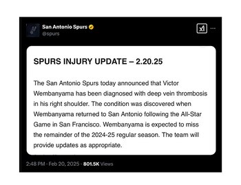 El comunicado de San Antonio