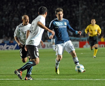 Lionel Messi no logró convertir ningún gol en la Copa América 2011 (NA)