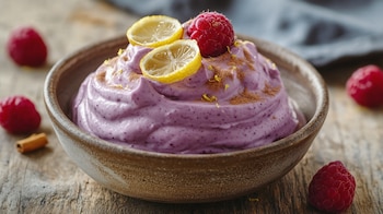 Mousse dulce de cáscara de