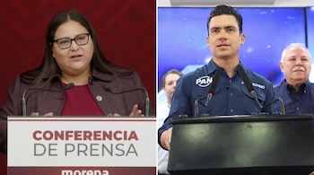 El intercambio surgió luego de que el líder panista acusara a Morena de politizar la detención del exfiscal de Chihuahua por el caso de los agentes de la CIA.