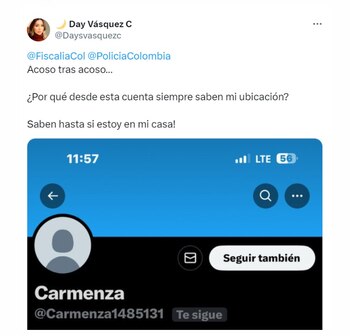 Según Day Vásquez, la cuenta