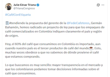 - crédito @TrianaCongreso/X