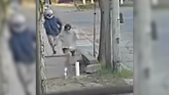 Una cámara de seguridad registró